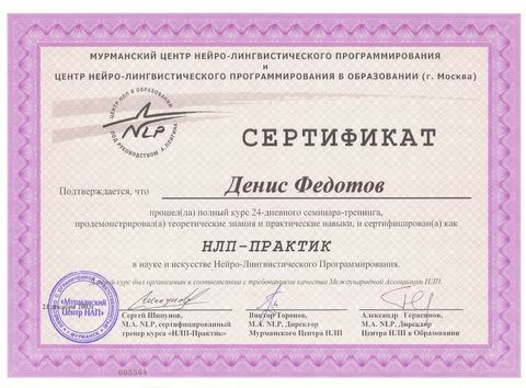 Диплом / сертификат 2