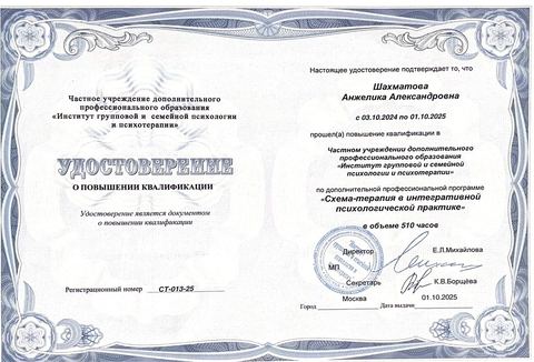 Диплом / сертификат 6