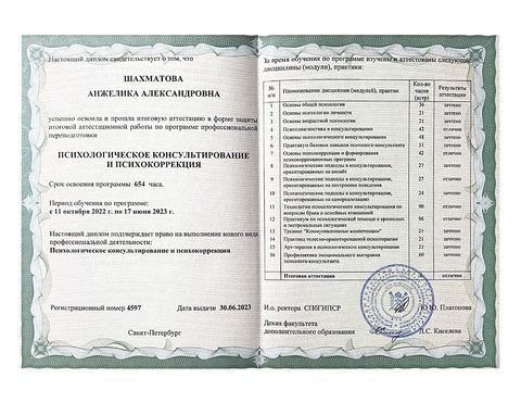 Диплом / сертификат 8